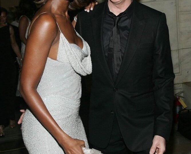 Iman and David Bowie 